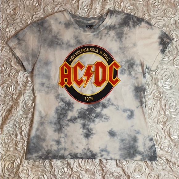 Shirts & Tops | Acdc Tiedye Tee | Poshmark